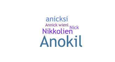Smeknamn - Annick