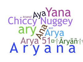 Smeknamn - Aryana