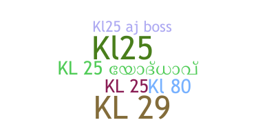 Smeknamn - KL25