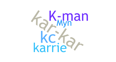 Smeknamn - Karmyn