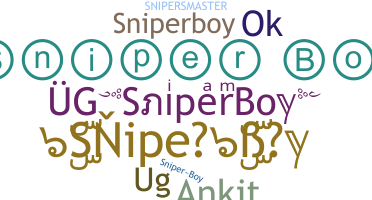 Smeknamn - SniperBoy