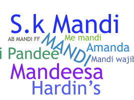Smeknamn - Mandi