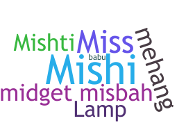 Smeknamn - Misbah