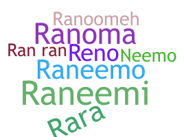 Smeknamn - Raneem