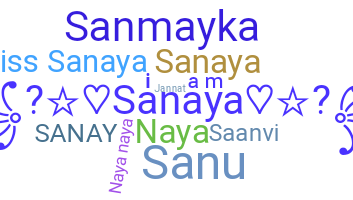 Smeknamn - Sanaya