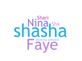 Smeknamn - Sharina