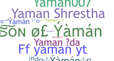 Smeknamn - Yaman