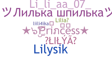 Smeknamn - Liliya
