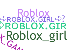 Smeknamn - RobloxGirl