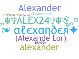 Smeknamn - Alexander24