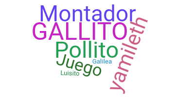 Smeknamn - Gallito