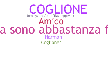 Smeknamn - Coglione