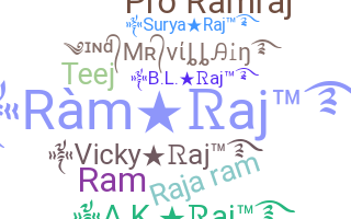 Smeknamn - Ramraj