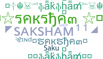 Smeknamn - Saksham