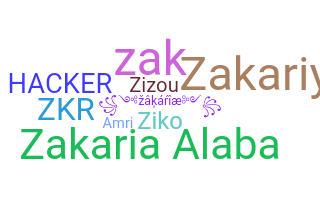 Smeknamn - Zakaria