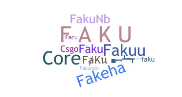 Smeknamn - FaKu