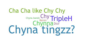Smeknamn - Chyna