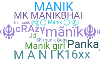 Smeknamn - Manik