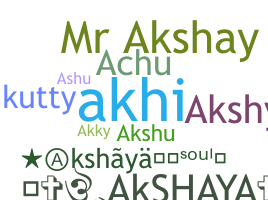 Smeknamn - Akshaya