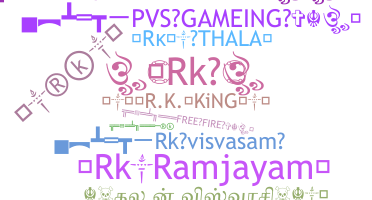 Smeknamn - RkRamjayam