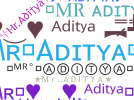 Smeknamn - MrAditya