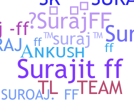 Smeknamn - SurajFF