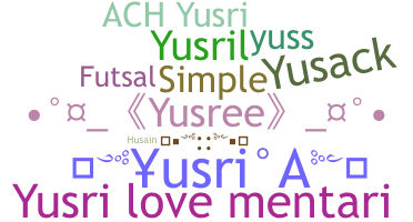 Smeknamn - Yusri