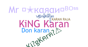 Smeknamn - KingKaran