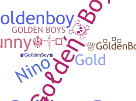 Smeknamn - GoldenBoy