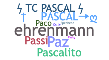 Smeknamn - Pascal