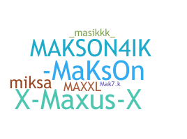 Smeknamn - Maksim