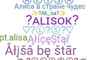 Smeknamn - Alisa