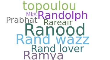 Smeknamn - Rand