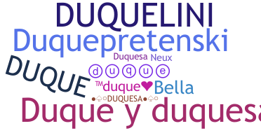 Smeknamn - Duque