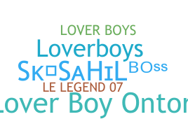 Smeknamn - loverboys