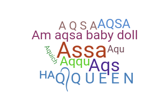 Smeknamn - Aqsa