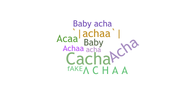 Smeknamn - Achaa