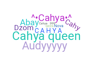 Smeknamn - Cahya