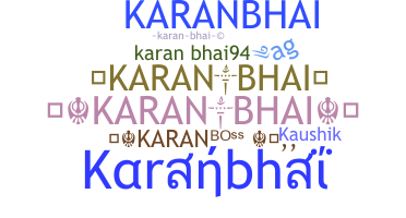 Smeknamn - Karanbhai