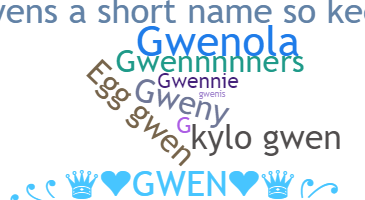 Smeknamn - gwen