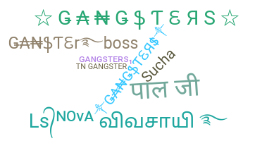 Smeknamn - Gangsters