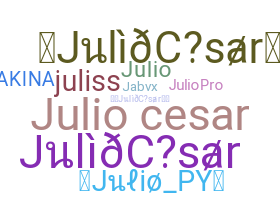 Smeknamn - JulioCesar