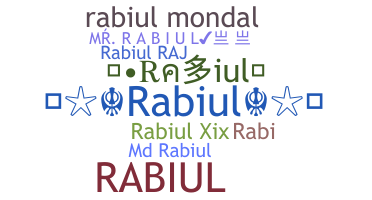 Smeknamn - Rabiul