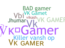 Smeknamn - VKGAMER