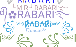 Smeknamn - Rabari