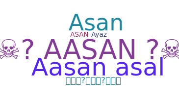Smeknamn - Aasan