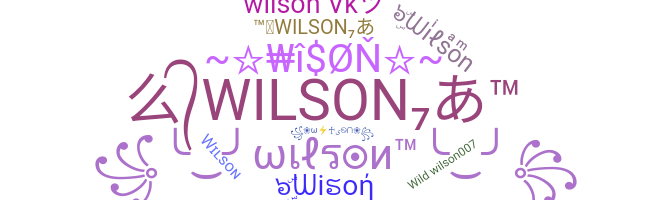 Smeknamn - Wilson