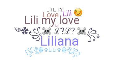 Smeknamn - Lili