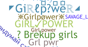 Smeknamn - girlpower