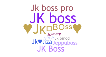 Smeknamn - JkBoss